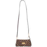 Louis Vuitton Damier Ebene Monogram Eva Pochette Crossbody Bag