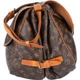 Louis Vuitton Canvas Monogram Saumur 35 Crossbody Bag