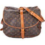 Louis Vuitton Canvas Monogram Saumur 35 Crossbody Bag