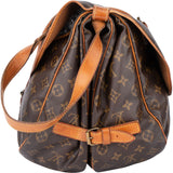 Louis Vuitton Canvas Monogram Saumur 35 Crossbody Bag