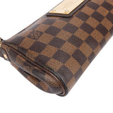 Louis Vuitton Damier Ebene Monogram Eva Pochette Crossbody Bag