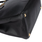 Prada Black Saffiano Leather Galleria Handbagg