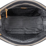Prada Black Saffiano Leather Galleria Handbagg