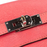 Hermès Pink Clemence Leather Kelly Wallet