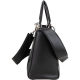 Christian Dior Black Leather Patch Embellished Lady Dior Handbag