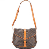 Louis Vuitton Canvas Monogram Saumur 35 Crossbody Bag