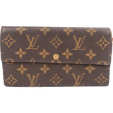 Louis Vuitton Canvas Monogram Sarah Wallet