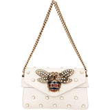 Gucci Leather Queen Margaret Bee Crossbody Bag