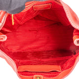 Prada Red Calfskin Daino Handbag