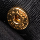 Prada Black Saffiano Leather Galleria Handbagg