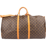 Louis Vuitton Canvas Monogram Keepall 60 Bandouliere