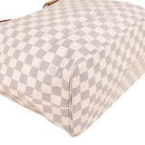 Louis Vuitton Damier Azur Monogram Neverfull MM Shopper Handbag
