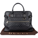 Gucci GG Leather Monogram Business Handbag
