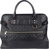 Gucci GG Leather Monogram Business Handbag