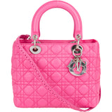 Christian Dior Quilted Leather Lady Dior Handbag