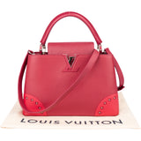 Louis Vuitton Limited Pink Taurillon Capucines MM Handbag