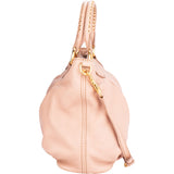 Miu Miu Rose Calf Leather City Handbag