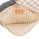 Louis Vuitton Damier Azur Monogram Neverfull MM Shopper Handbag