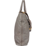 Prada Grey Leather Vitello Handbag