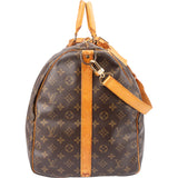 Louis Vuitton Canvas Monogram Keepall 60 Bandouliere