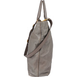 Prada Grey Leather Vitello Handbag