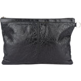 Balenciaga Black Leather City Clutch