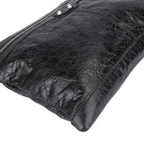 Balenciaga Black Leather City Clutch
