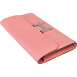 Hermès Pink Epsom Leather Constance Wallet