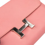 Hermès Pink Epsom Leather Constance Wallet