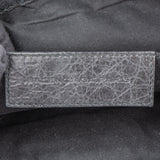 Balenciaga Black Leather City Clutch