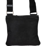 Prada Black Nylon Triangle Crossbody Side Bag