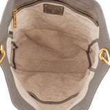 Prada Grey Leather Vitello Handbag