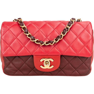 Chanel Quilted Lambskin Single Flap Crossbody Bag