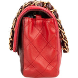 Chanel Quilted Lambskin Single Flap Crossbody Bag