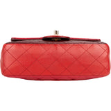 Chanel Quilted Lambskin Single Flap Crossbody Bag