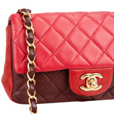 Chanel Quilted Lambskin Single Flap Crossbody Bag