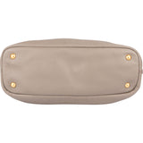 Prada Grey Calfskin Vitello Zippy Handbag