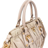 Prada Quilted Nylon City Handbag