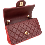 Chanel Quilted Lambskin Single Flap Crossbody Bag
