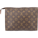 Louis Vuitton Canvas Monogram Poche Toilette 25 Clutch