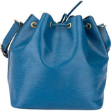 Louis Vuitton Bleu Epi Leather Sac Noe Petit Shoulder Bag