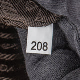 Prada Grey Calfskin Vitello Zippy Handbag