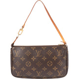 Louis Vuitton Canvas Monogram Pochette Accessoire Handbag