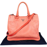 Prada Pink Leather City Handbag