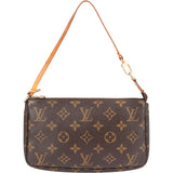 Louis Vuitton Canvas Monogram Pochette Accessoire Handbag