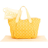 Louis Vuitton Yellow Monogram Cabas Ipanema GM Shopper Bag