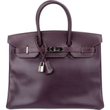 Hermès Ultra Violet Epsom Leather Birkin 35 Handbag