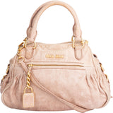 Miu Miu Leather Padlock Handbag