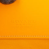 Goyard Yellow Goyardine Senat MM Clutch