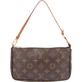 Louis Vuitton Canvas Monogram Pochette Accessoire Handbag